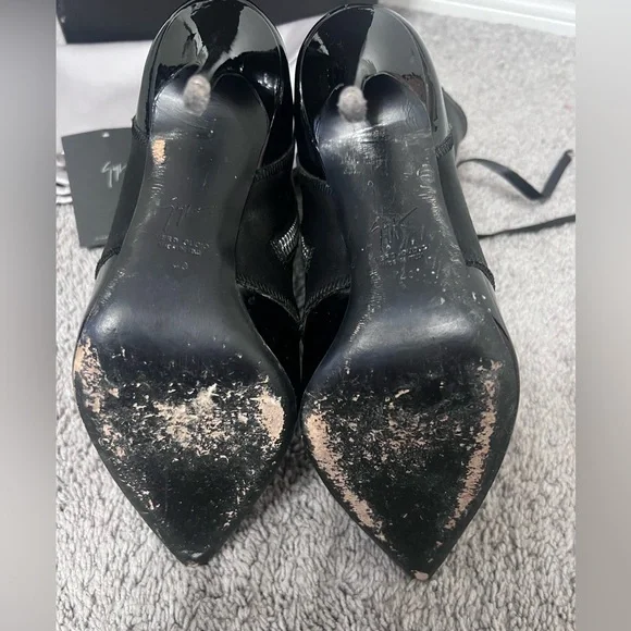 Giuseppe Zanotti stiletto lace up boots - Picture 10 of 11